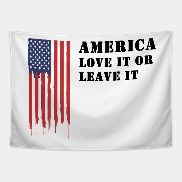 America love it or leave it Tapestry by Soll-E