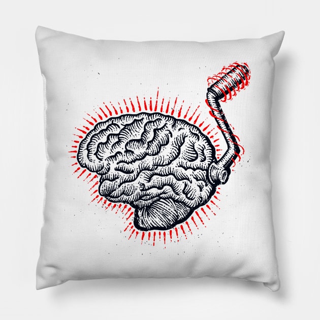 Brain Moto Pillow by barmalisiRTB