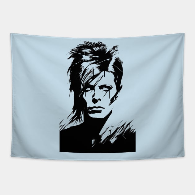 Bowie Tapestry by DavidLoblaw