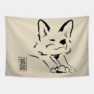 Stretching Kitsune Tapestry