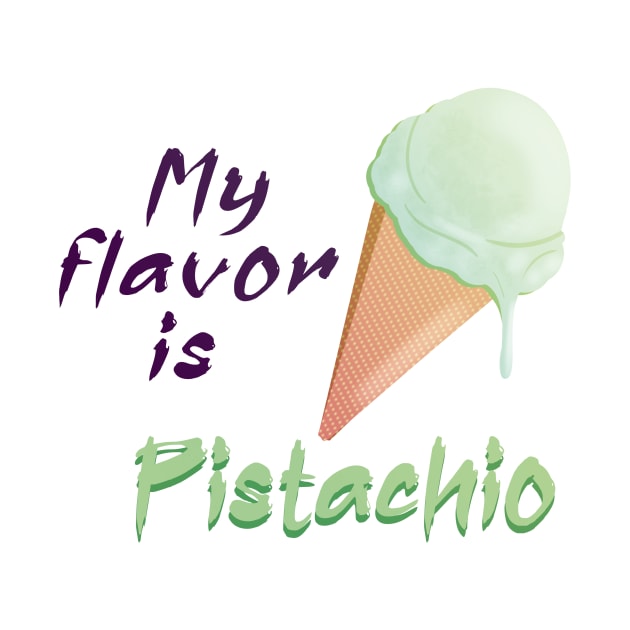 My flavor is Pistachio Ice cream by PorinArt