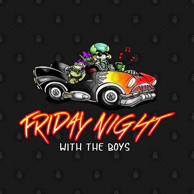 Friday Night with the Boys by WarioPunk