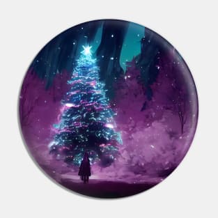 Winter Holiday Chrismas tree Landscap gift designs Series 08 Pin