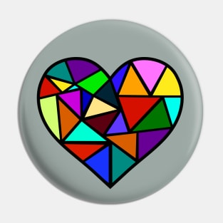 Corazón color Pin