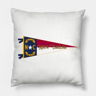 North Carolina Flag Pennant Pillow