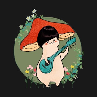 Cottage Core Quirky Mushroom T-Shirt