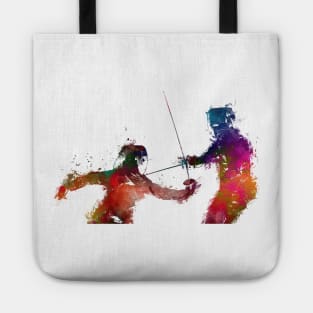 fencing sport art #fencing #sport Tote