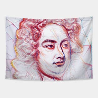 Jonathan Swift Portrait | Jonathan Swift Artwork | Line art Tapestry