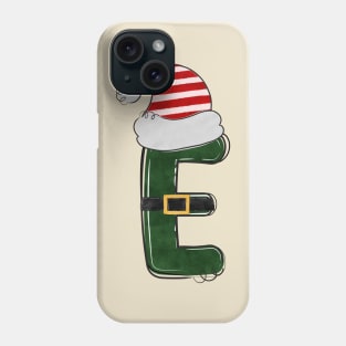 Letter E - Christmas Letter Phone Case