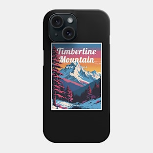 Timberline Mountain ski West Virginia USA Phone Case