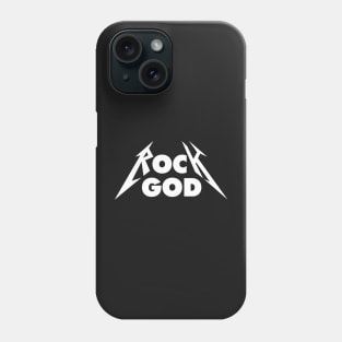 Metallica 'Rock God' Design in White Phone Case
