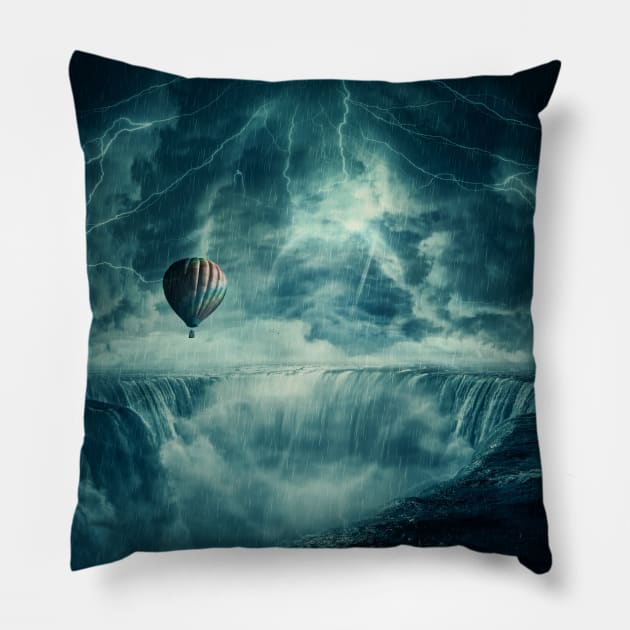 Stormfall Pillow by psychoshadow