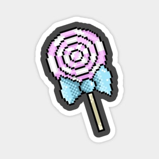 Jester's Pixel Lollipop Magnet