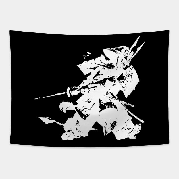 Ghost of Tsushima, Samurai (White) Tapestry by One4an