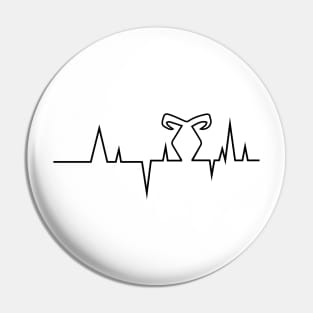 Heartbeat Shadowhunter Pin