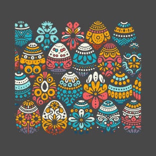 Easter Eggs Pattern T-Shirt