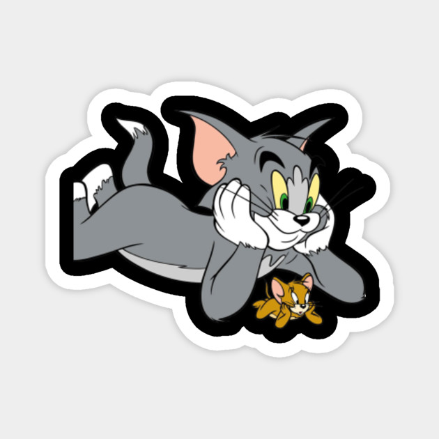 Tom Cat And Jerry Mouse Tom And Jerry Magnet Teepublic
