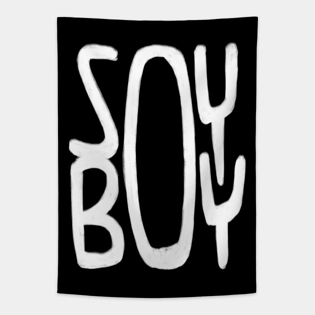 Soy Boy Tapestry by badlydrawnbabe