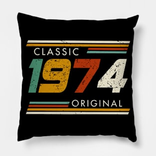 Classic 1974 Original Vintage Pillow