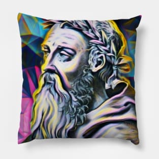 Heraclitus Portrait | Heraclitus Artwork 9 Pillow