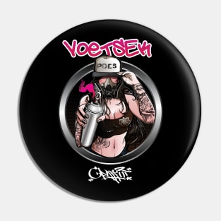 Voetsek Graffiti Pin