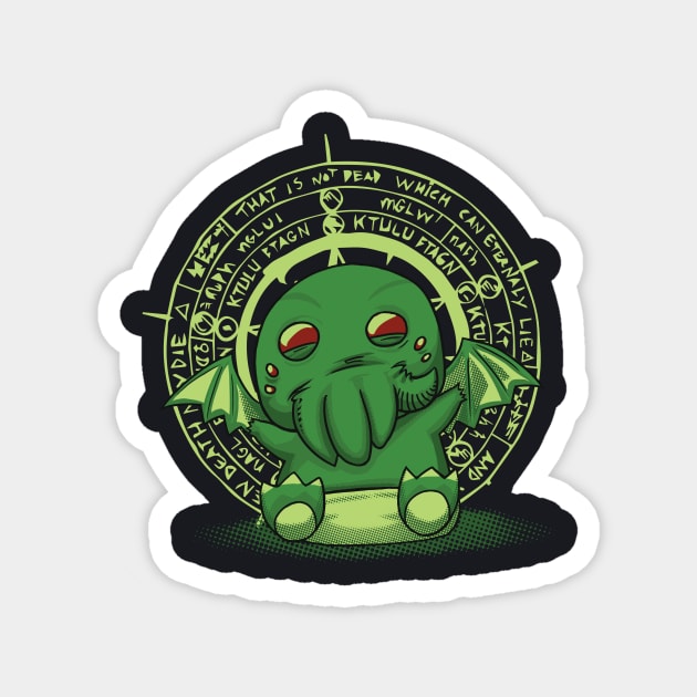 The Littlest Elder God Magnet by PopShirts