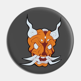 Orange Oni Pin