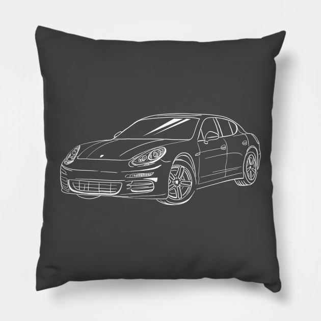 Porsche Panamera Pillow by Aurealis