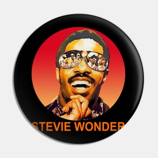 Stevie Wonder - Dad RNB Pin