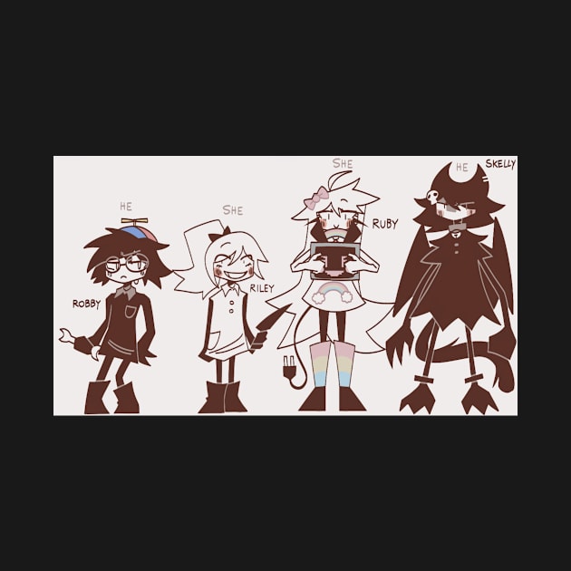 FPE Robby, Riley, Ruby, & Skelly try to be good students by 𝒥𝓊𝒿𝓊 𝒜𝓇𝓉