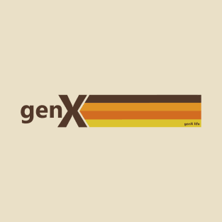 Gen X Retro Stripes T-Shirt