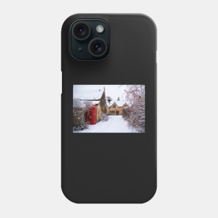 Castle Combe in winter Phone Case