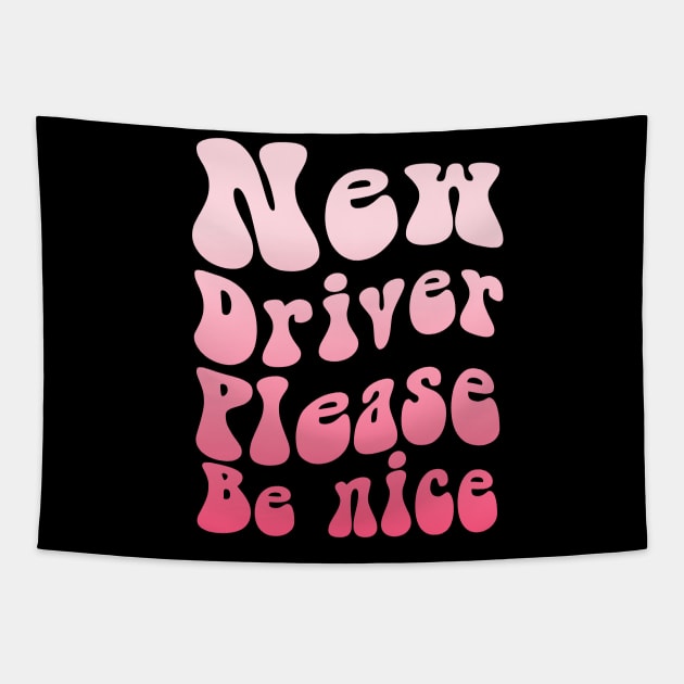 New Driver Please Be Nice Tapestry by ZaikyArt
