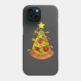 Pizza christmas tree Phone Case