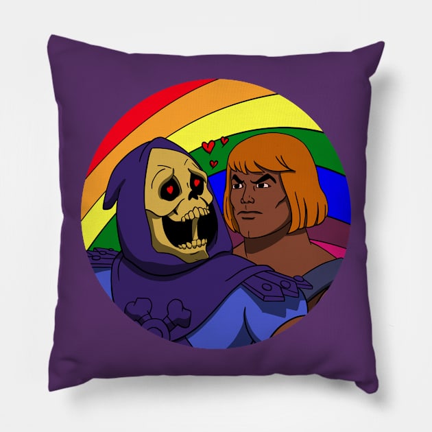 masters of love is love Pillow by nielsrevers