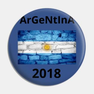 argentina 2018 V3 Pin