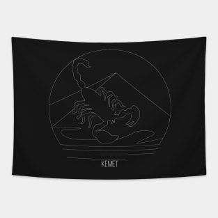 Kemet Minimalist Line Art - Board Game Inspired Graphic - Tabletop Gaming  - BGG Tapestry