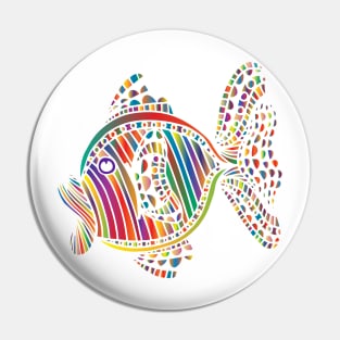 Colorful Fish Pin