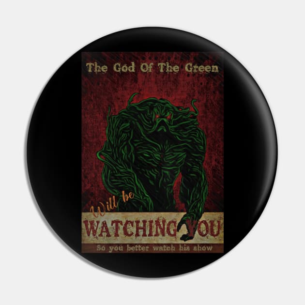 Swamp thing is watching Pin by Thisepisodeisabout