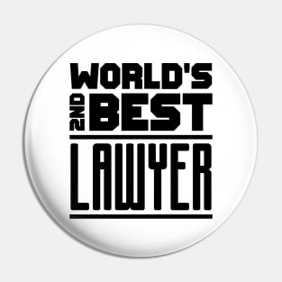 2nd best lawyer Pin