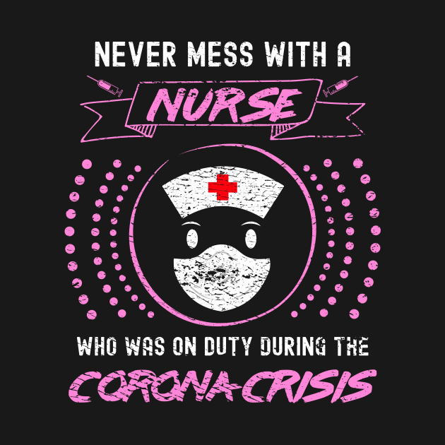 Corona Nurse in Pink by SM Shirts