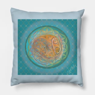 Angel child cancer Pillow