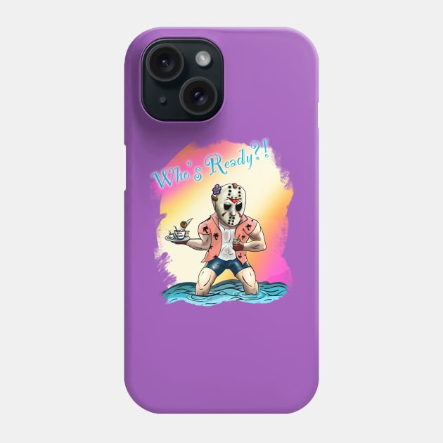 Summer Ready Jason V. Phone Case by Danispolez_illustrations