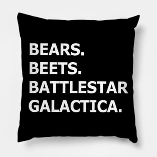 Bears Beets Battlestar Galactica, The Office, Dwight Schrute Pillow