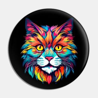 Fantastic cat Pin