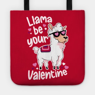 Llama Be Your Valentine | Funny Llama Animal Tote