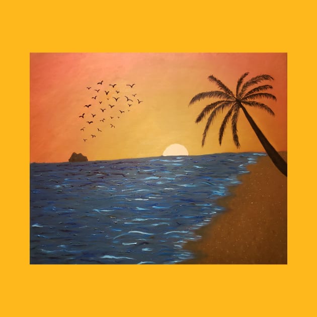 Beach Sunset by DRG Pets