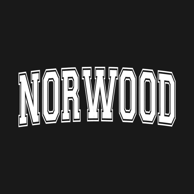 NORWOOD OH OHIO USA Vintage Sports Varsity Style by jrgenbode