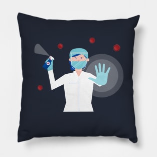 Essential Employee Disinfecting Coronavirus Pillow