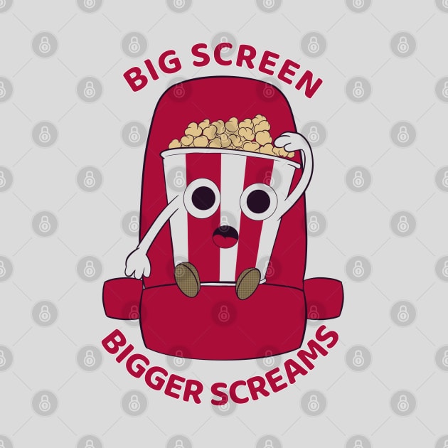 Big screen, bigger screams by MisterThi